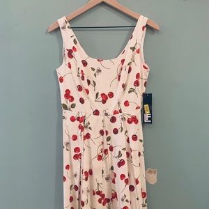 Leslie Fay Cherries Dress
